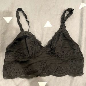 Aerie size medium lace black bralette